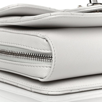 Chanel Caviar Quilted Like A Wallet Flap White 7 of 9