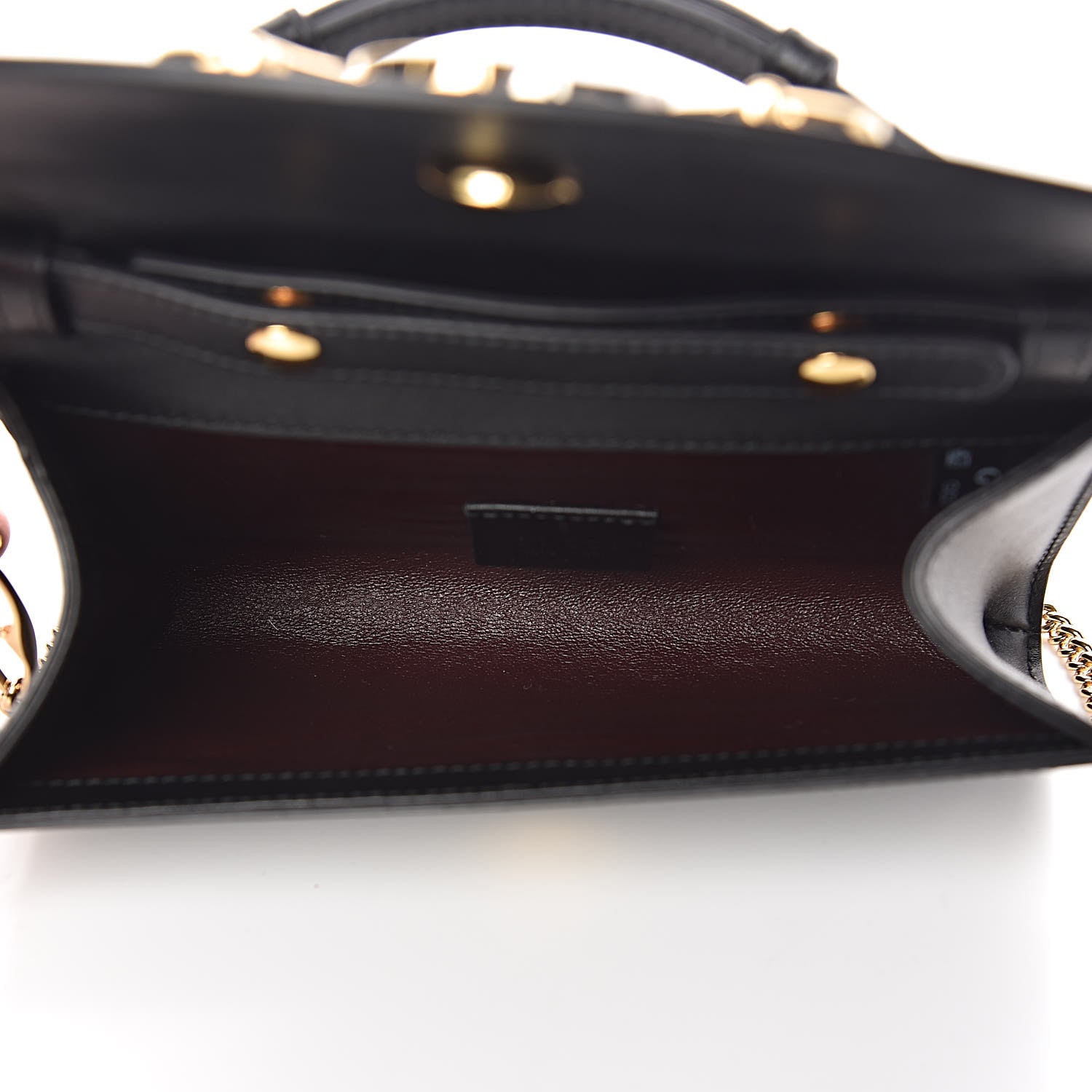 Gucci Smooth Calfskin Mini Zumi Shoulder Bag Black 5 of 13
