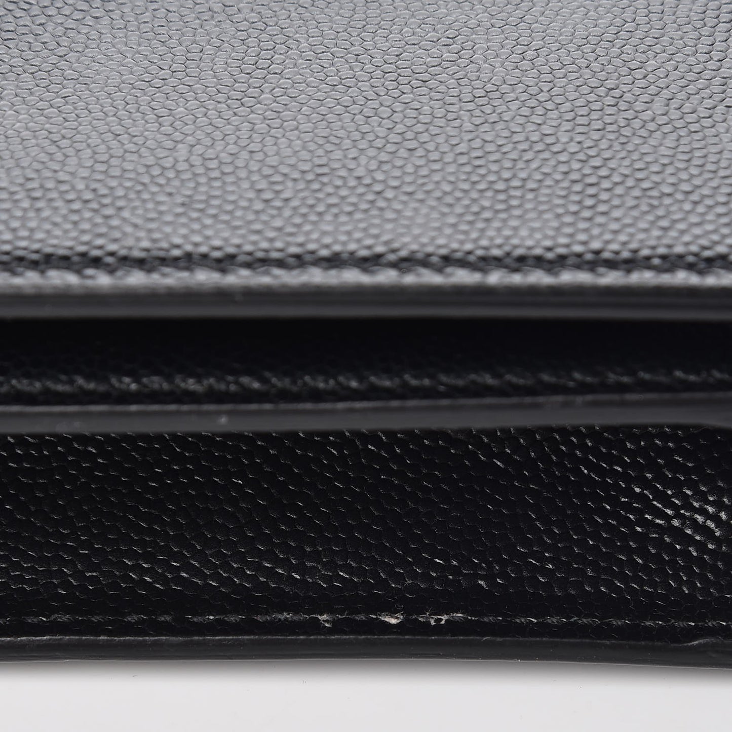 Grain De Poudre Classic Monogram Kate Clutch Black