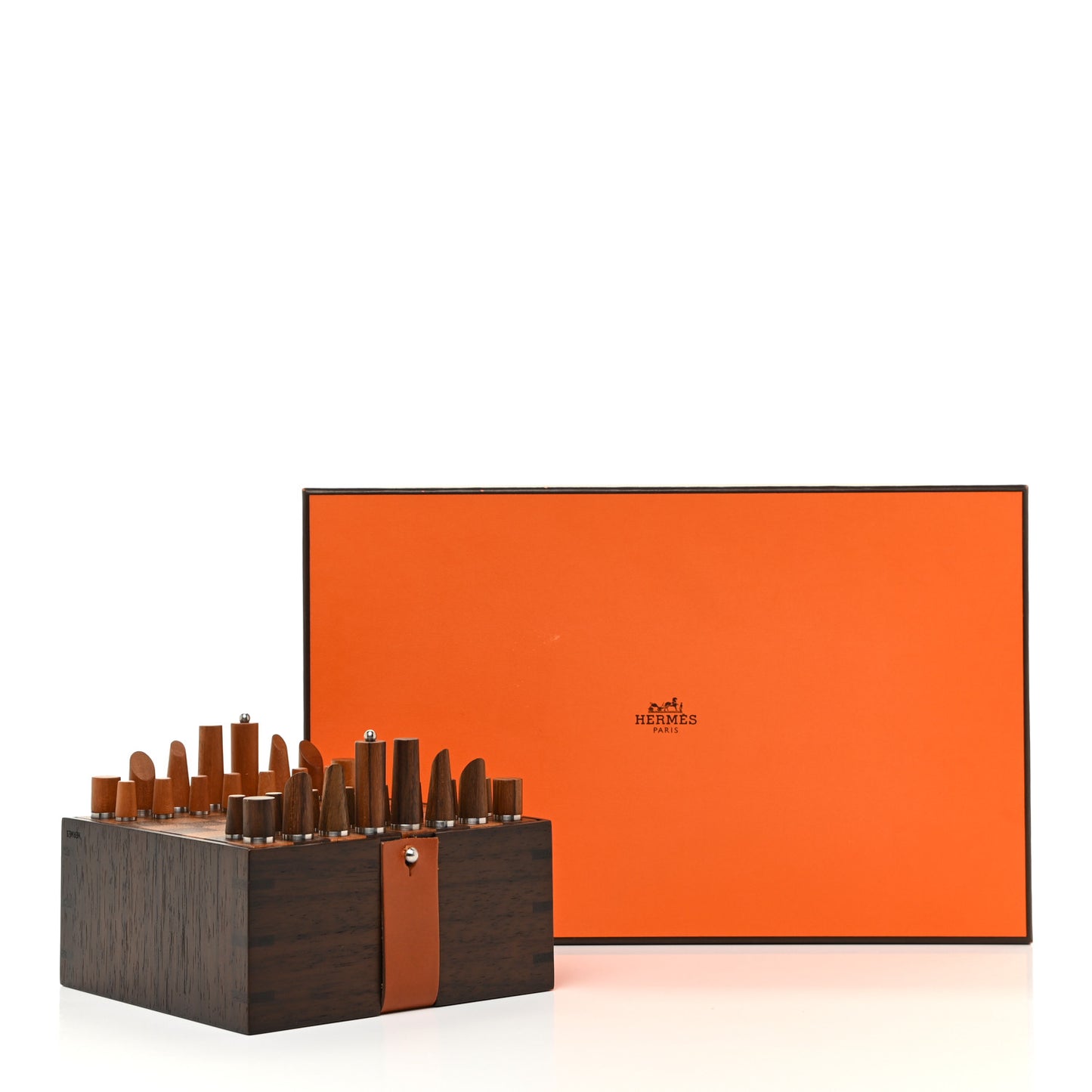 Sapodilla Cassia Wood Mini Samarcande Chess Game