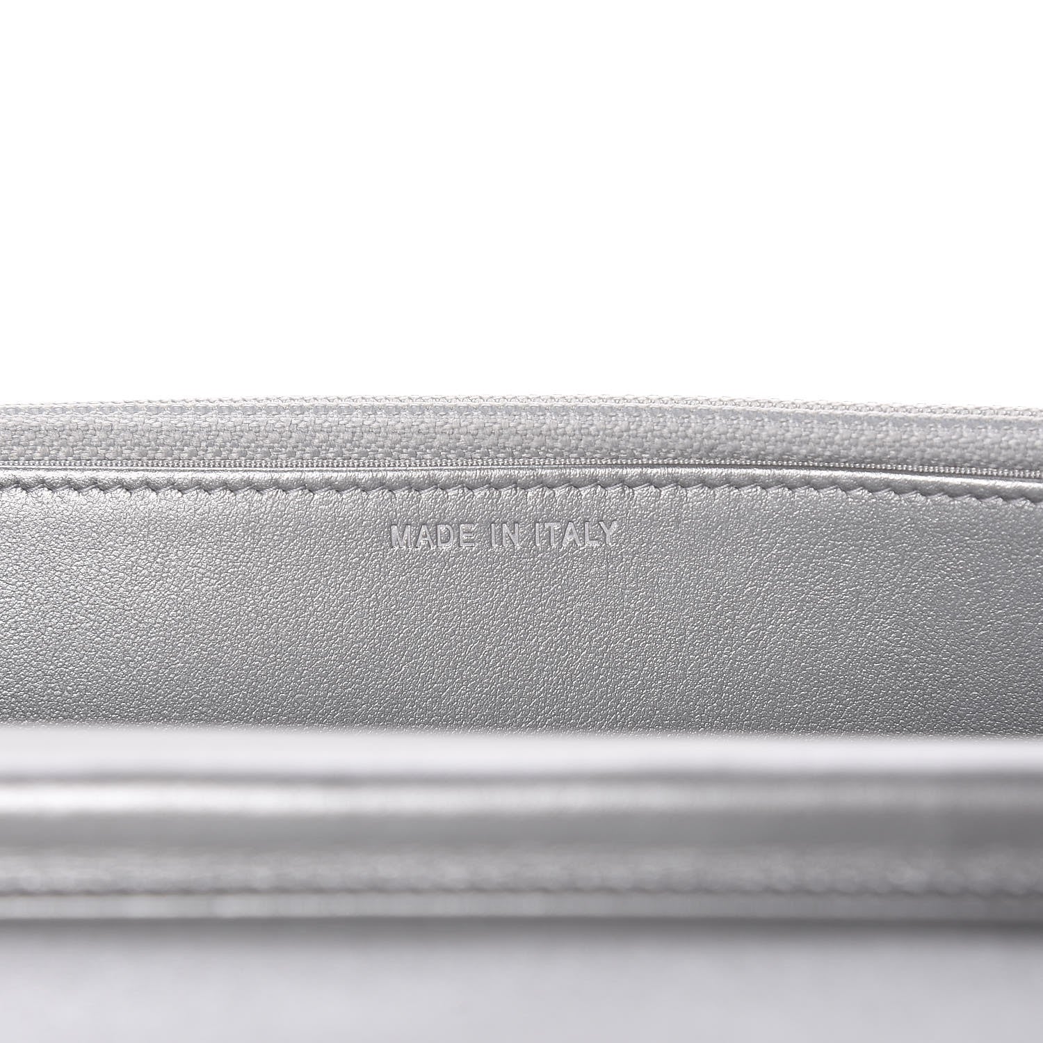 Chanel Metallic Lambskin Camellia Crystal Wallet on Chain WOC Silver 9 of 14