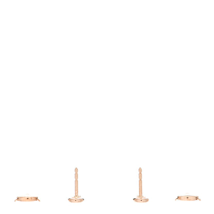 Hermes 18K Rose Gold TPM Farandole Stud Earrings 3 of 6