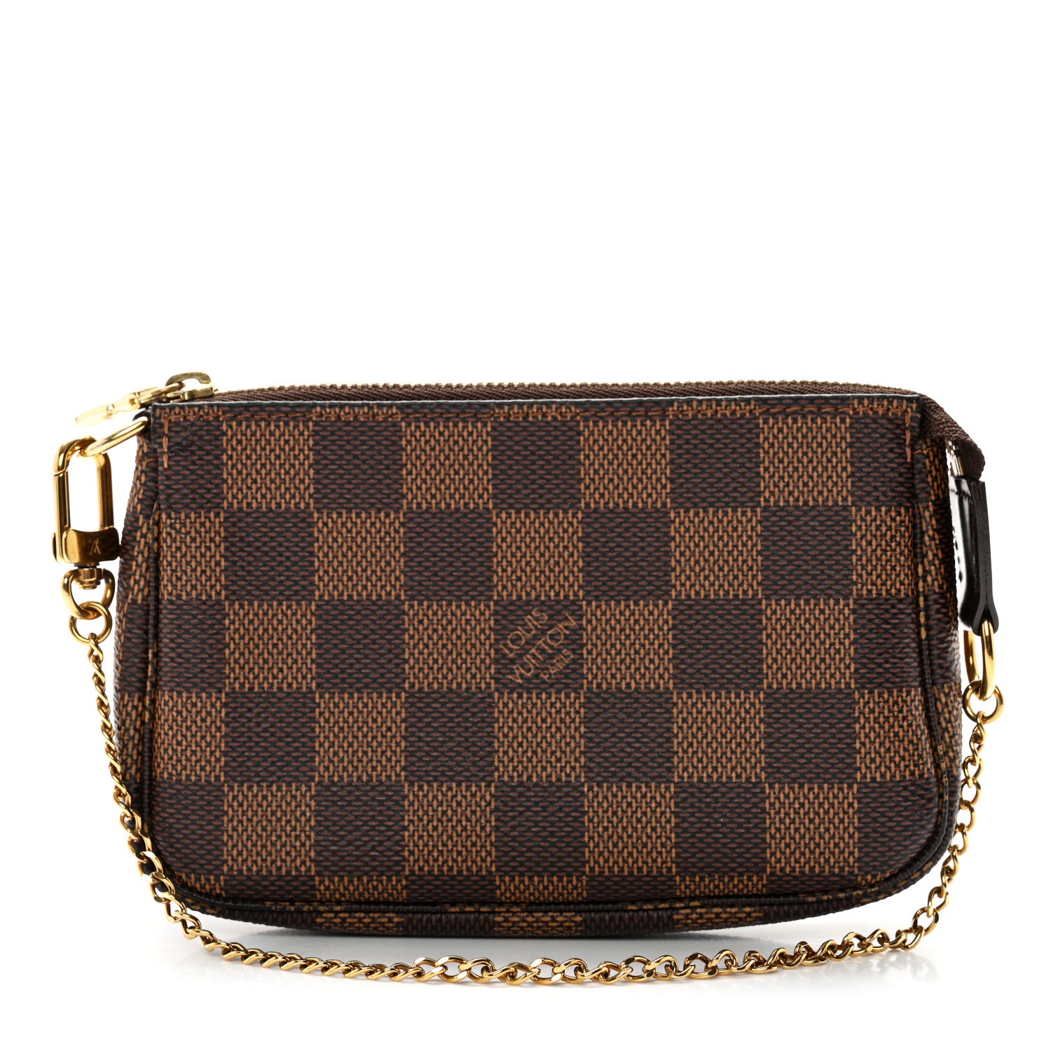 Louis Vuitton Damier Ebene Mini Pochette Accessories 1 of 9