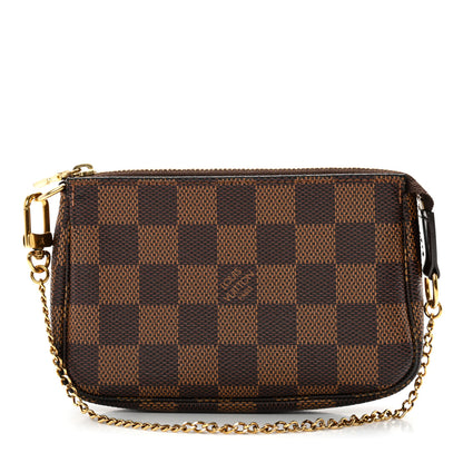 Louis Vuitton Damier Ebene Mini Pochette Accessories 1 of 9