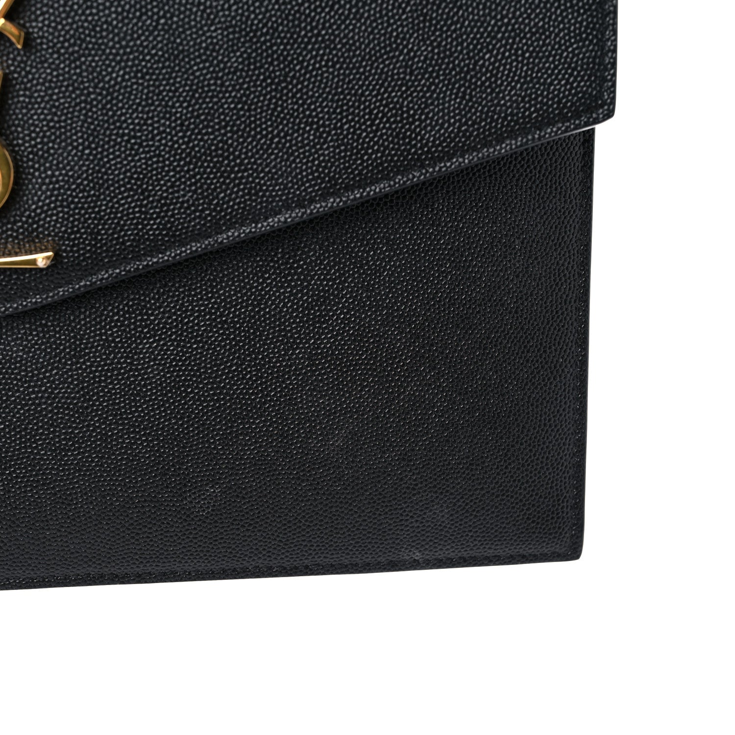 Saint Laurent Grain De Poudre Uptown Pouch Black 7 of 11