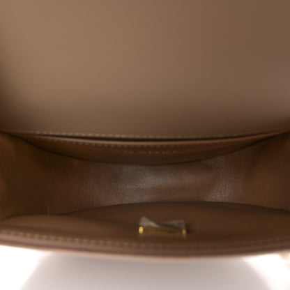 Chanel Velvet Quilted Small Boy Messenger Bag Beige 5 of 11