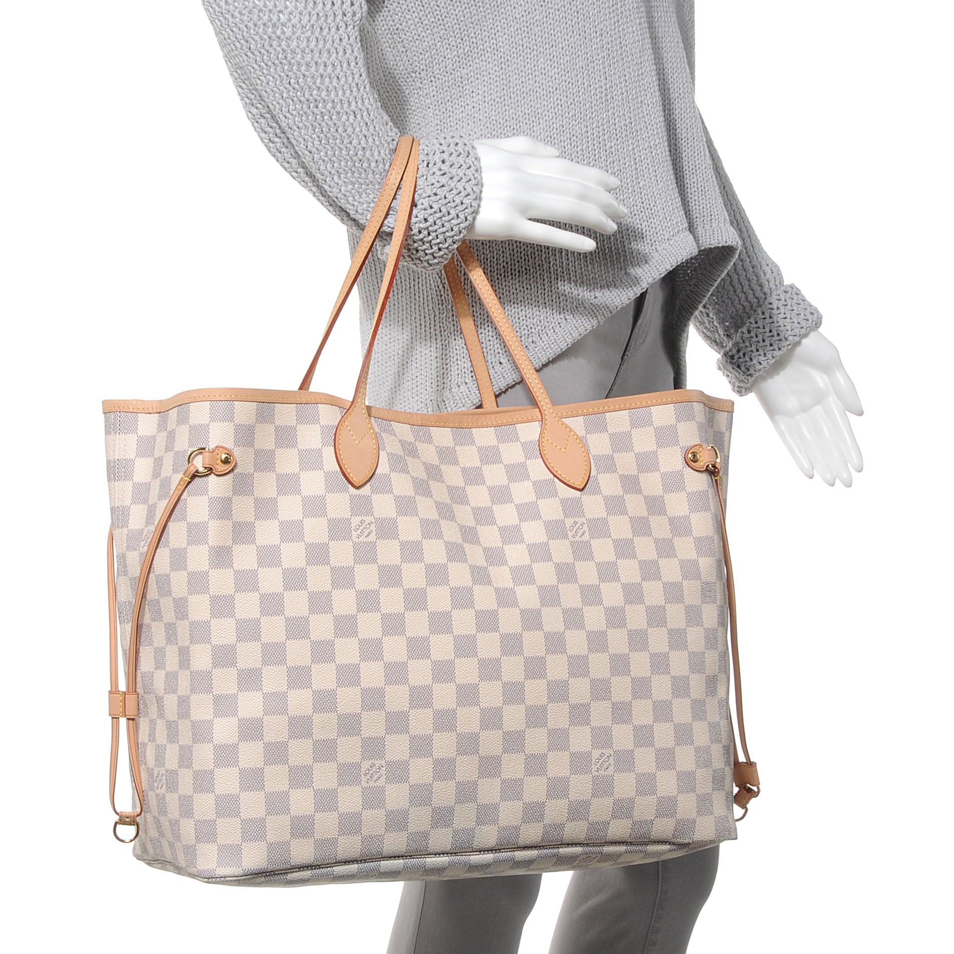 Louis Vuitton Damier Azur Neverfull GM 2 of 7