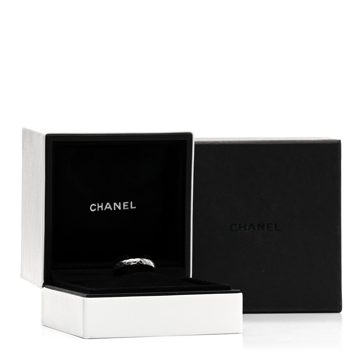 18K White Gold Mini Coco Crush Ring 58 8.25