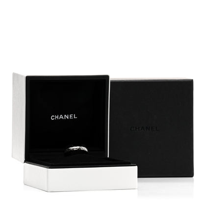 Chanel 18K White Gold Mini Coco Crush Ring 58 8.25 3 of 5