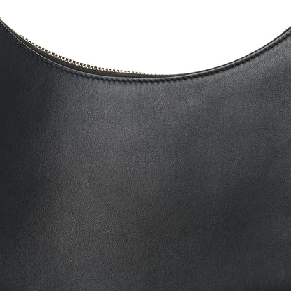 Fendi Vitello Grace Matte Whipstitch Small Fendigraphy Hobo Bag Black 8 of 11