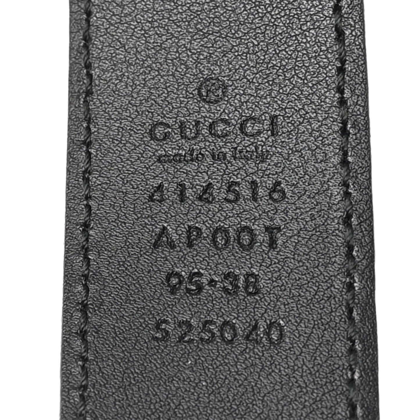 Calfskin Double G 30mm Belt 95 38 Black
