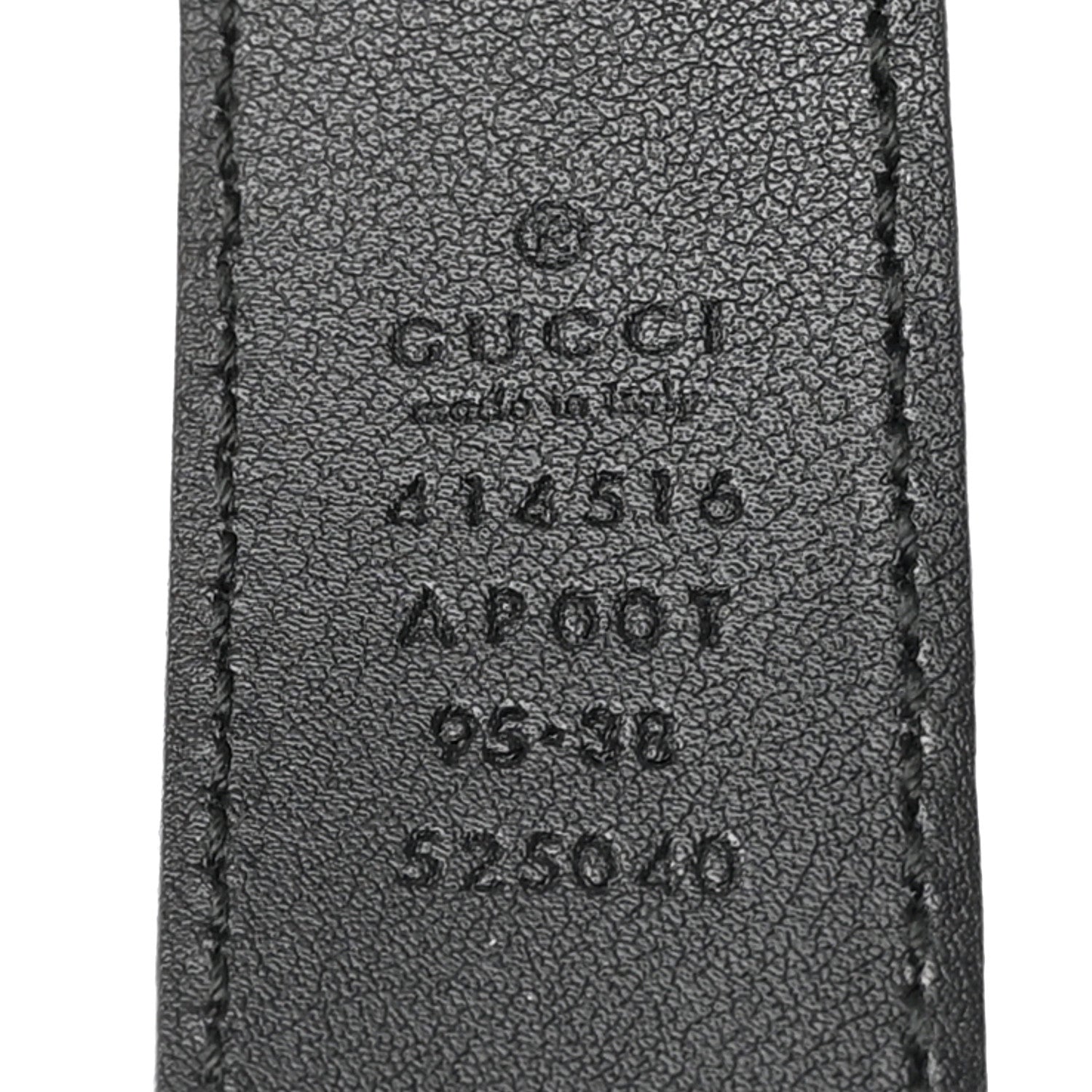 Gucci Calfskin Double G 30mm Belt 95 38 Black 5 of 7