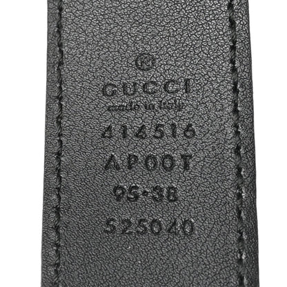 Gucci Calfskin Double G 30mm Belt 95 38 Black 5 of 7