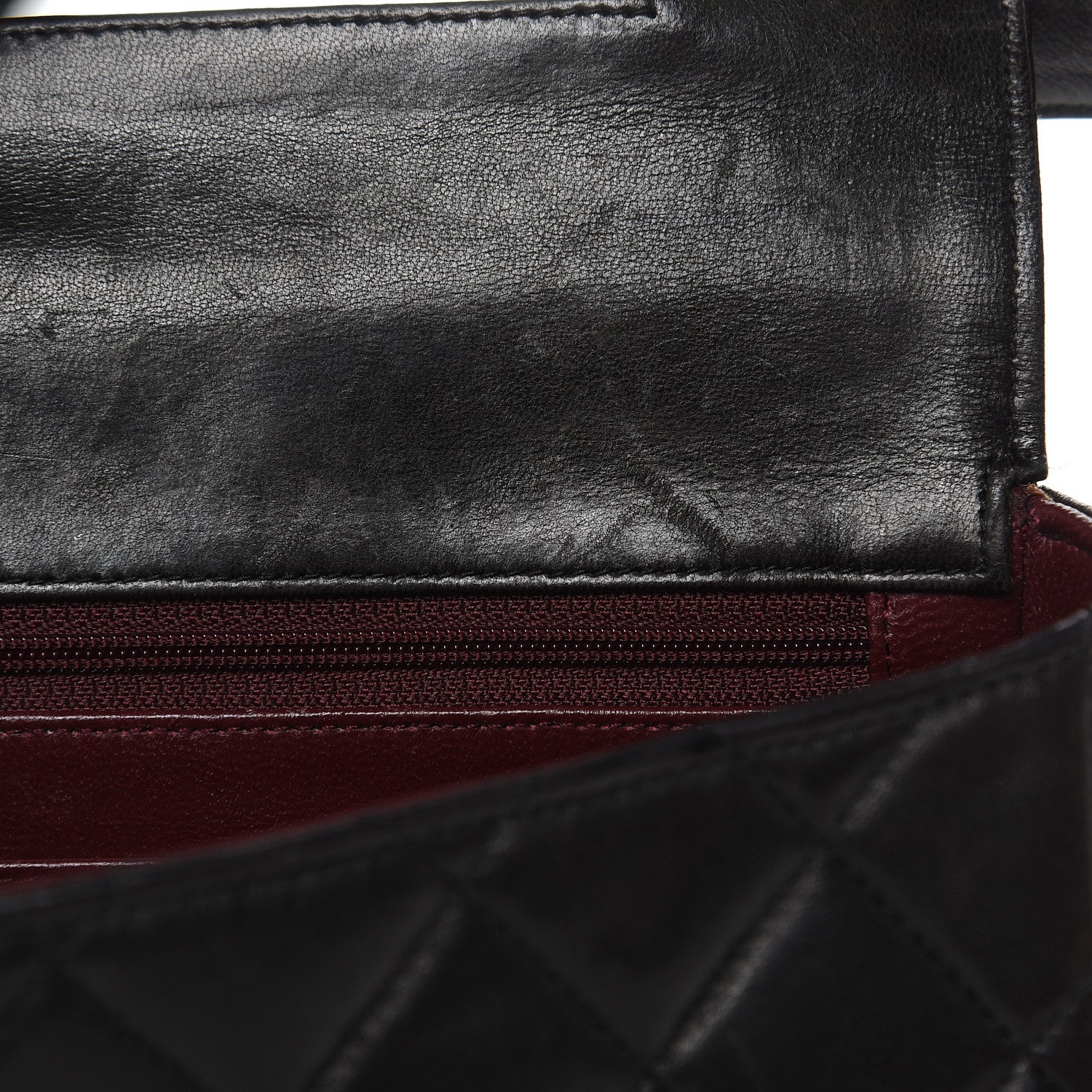 Chanel Lambskin Quilted East West Flap Black 20 of 22