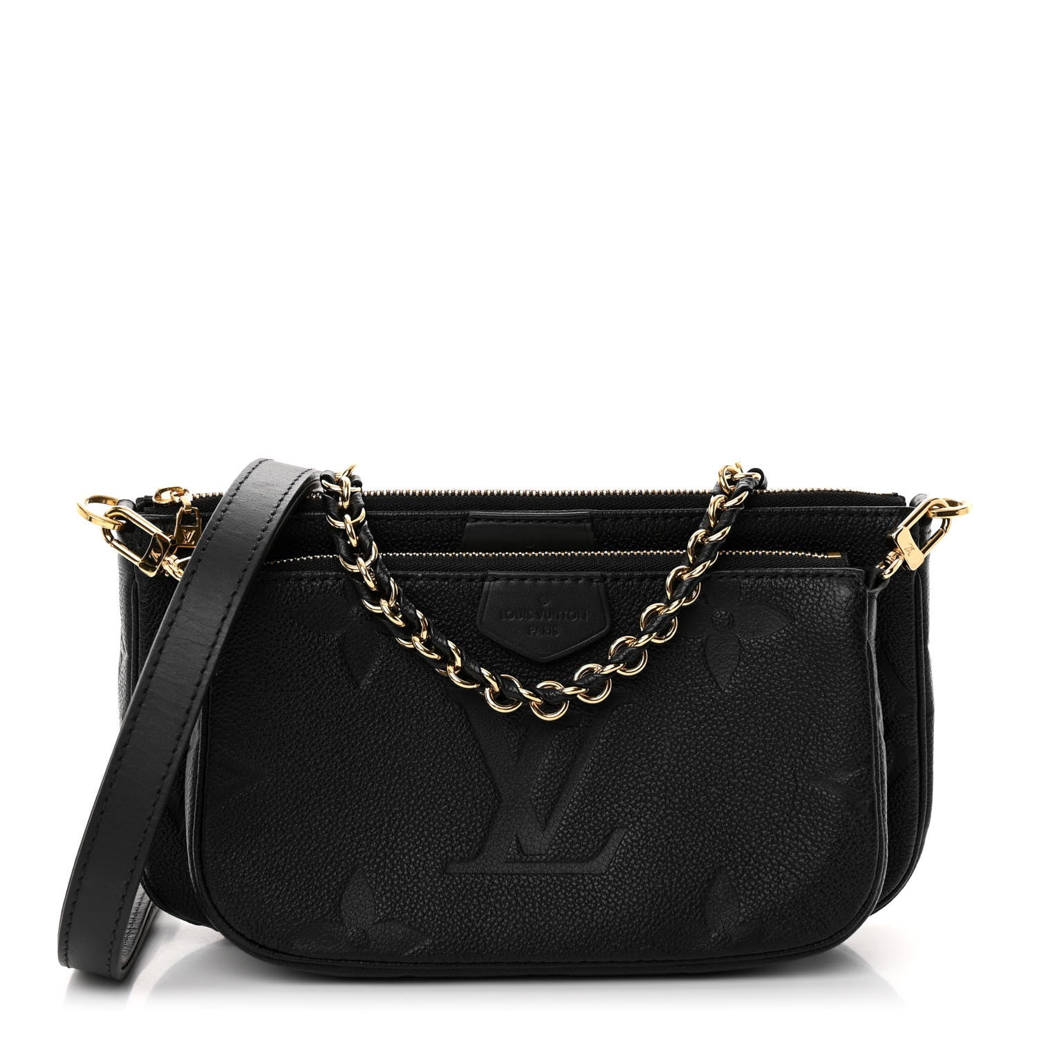 Louis Vuitton Empreinte Monogram Giant Multi Pochette Accessories Black 1 of 10