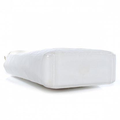 Chanel Caviar Petit Shopping Tote PST White 4 of 7