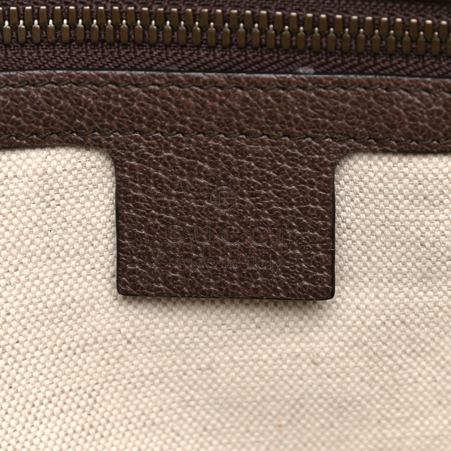 Gucci GG Supreme Monogram Web Ophidia Half Moon Hobo Brown 6 of 14