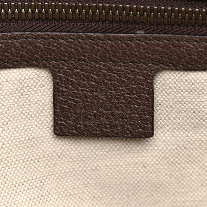 Gucci GG Supreme Monogram Web Ophidia Half Moon Hobo Brown 6 of 14