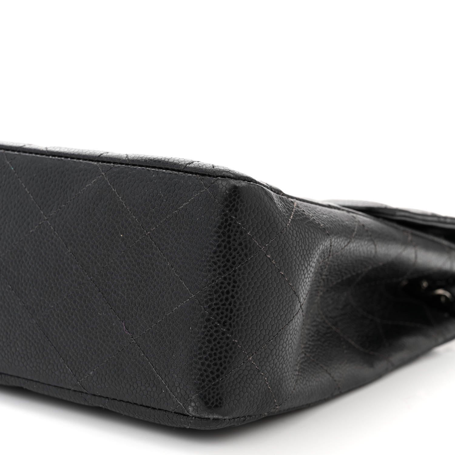 Chanel Caviar Jumbo Single Flap Black 10 of 10