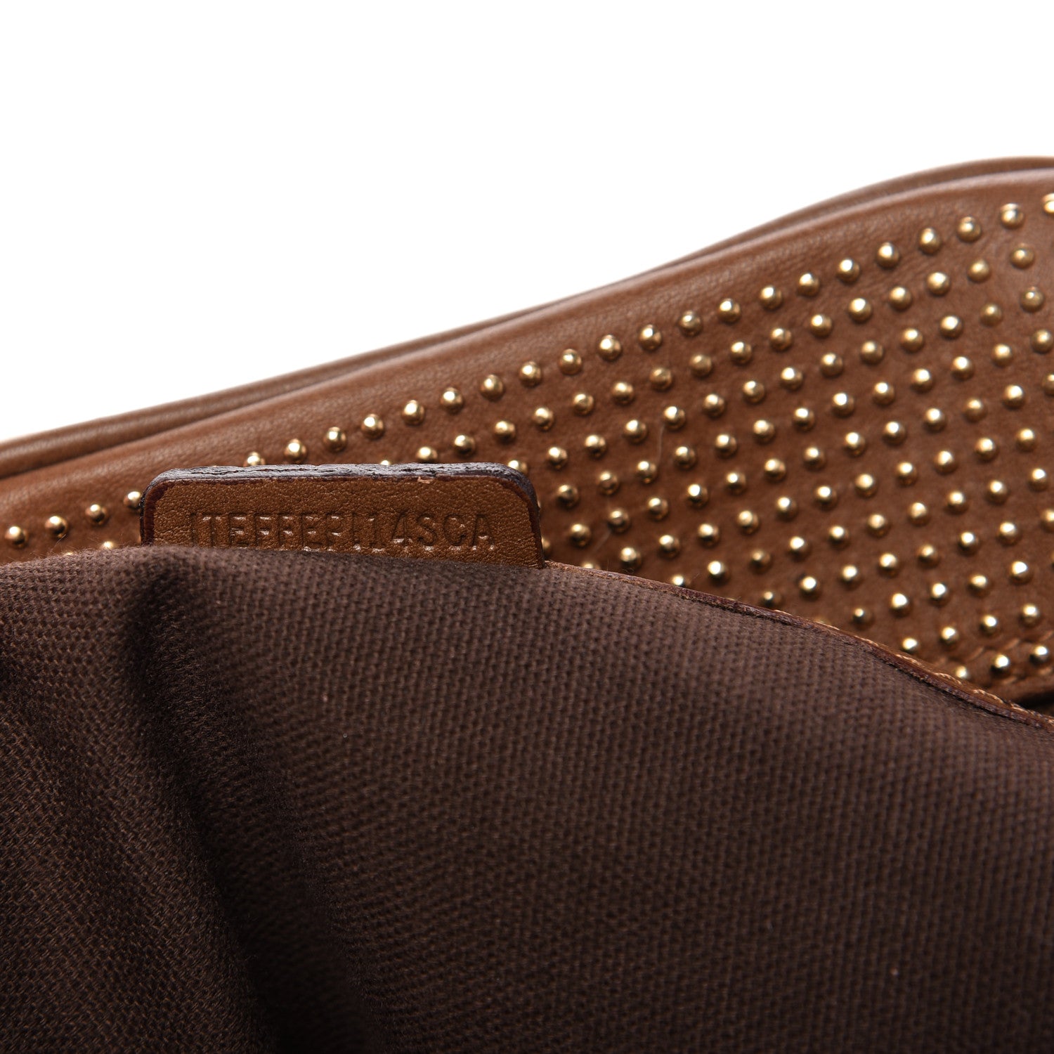 Burberry House Check Studded Knight Satchel Brown 10 of 10