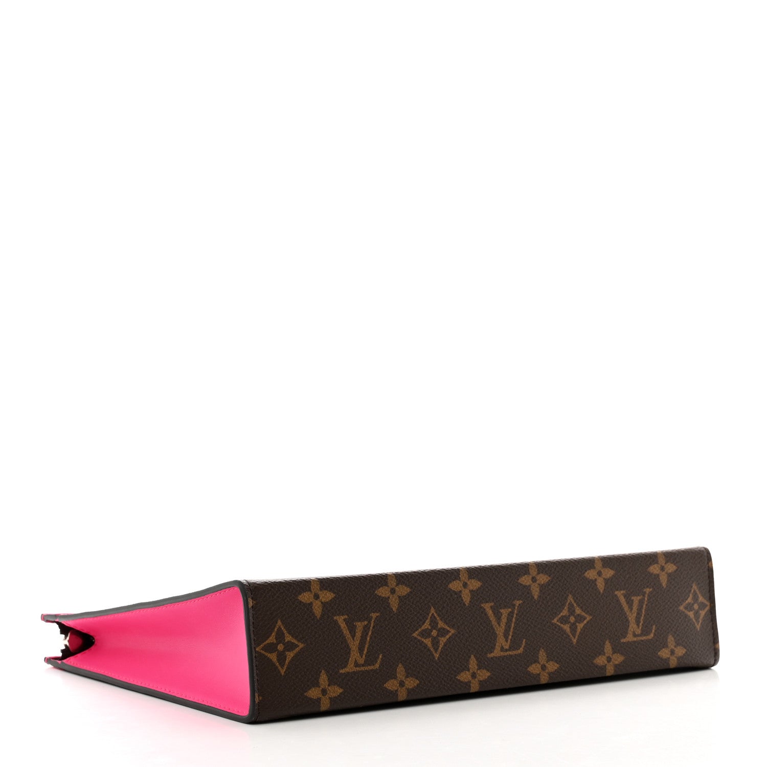 Louis Vuitton Monogram Macassar Pochette Voyage MM Fuchsia 4 of 7