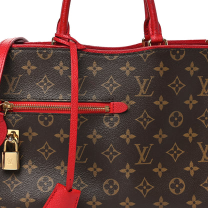 Louis Vuitton Monogram Popincourt PM Red 6 of 11