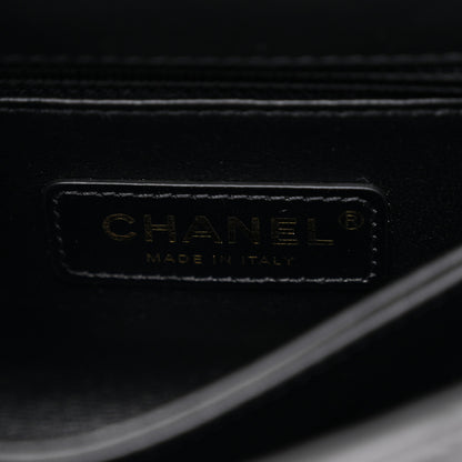 Chanel Calfskin Crystal Quilted Extra Mini Coco Handle Flap Black 6 of 11