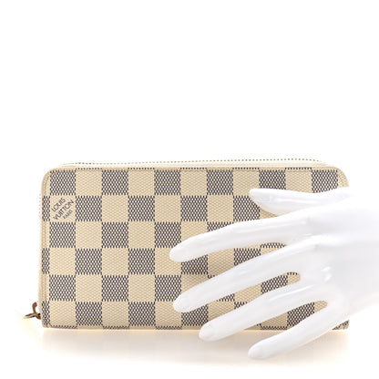 Louis Vuitton Damier Azur Zippy Wallet 2 of 6
