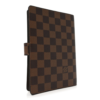 Louis Vuitton Damier Ebene Medium Ring Agenda Cover 3 of 6