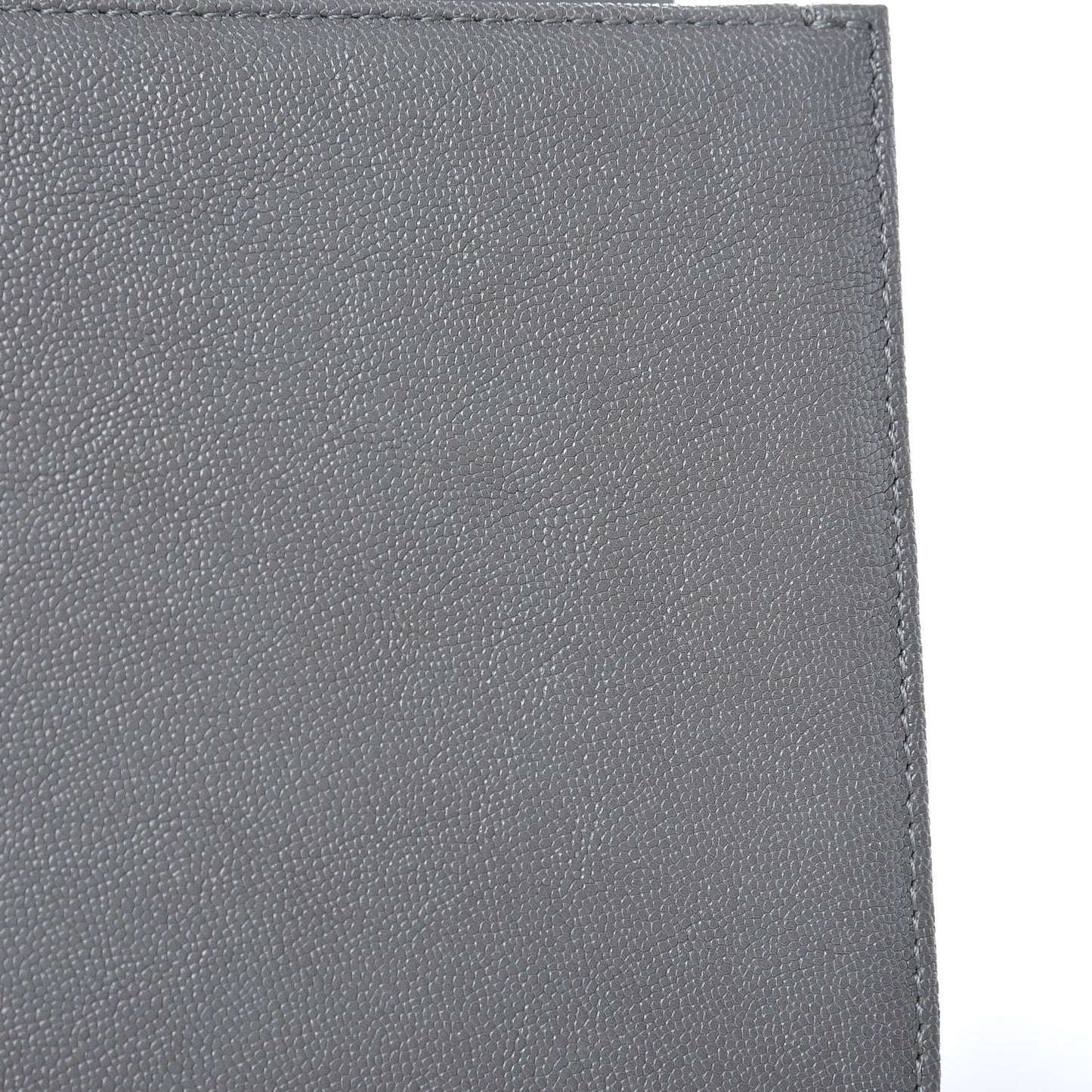 Caviar Quilted Medium Boy Flap Grey