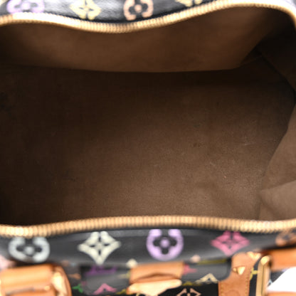 Louis Vuitton Monogram Multicolor Keepall 45 Black 4 of 15
