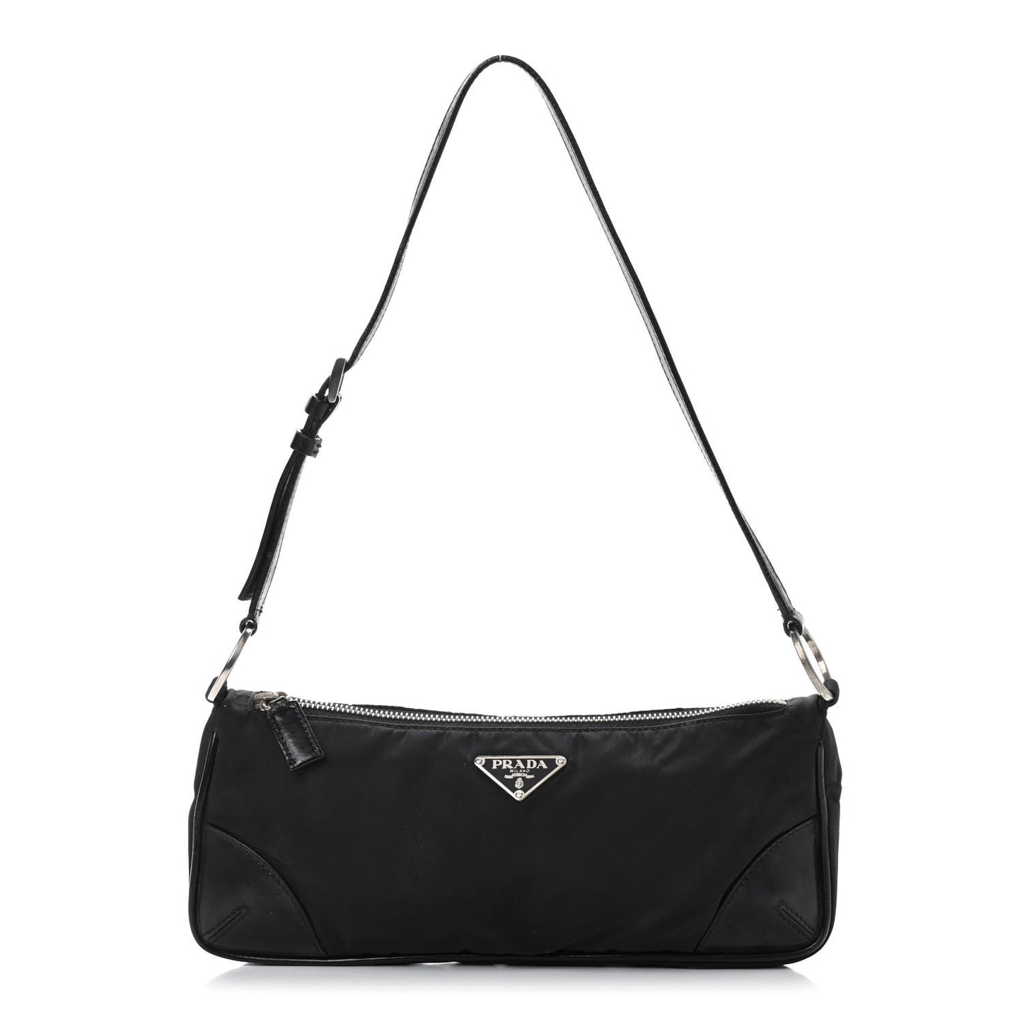 Tessuto Nylon Pochette Bag Black