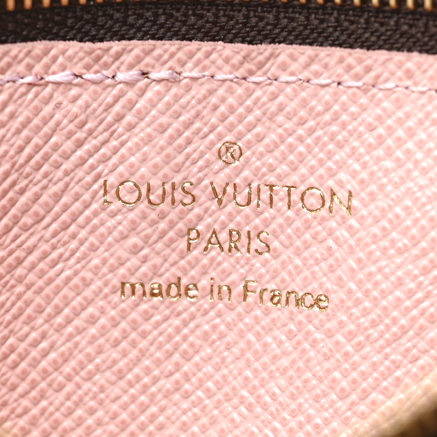 Damier Ebene Recto Verso Card Holder Rose Ballerine