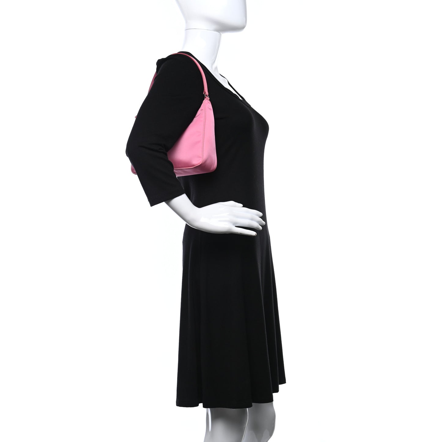 Tessuto Nylon Saffiano Mini Re-Edition 2000 Bag Rosa