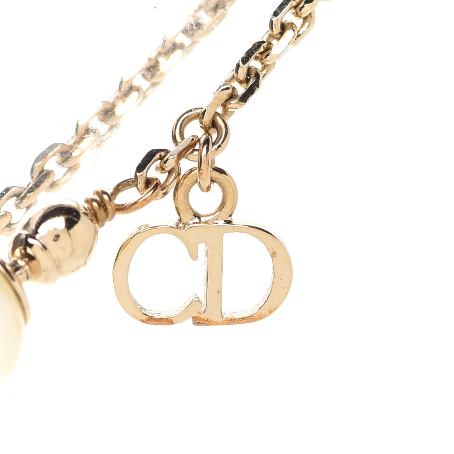 Pearl CD Bracelet Gold