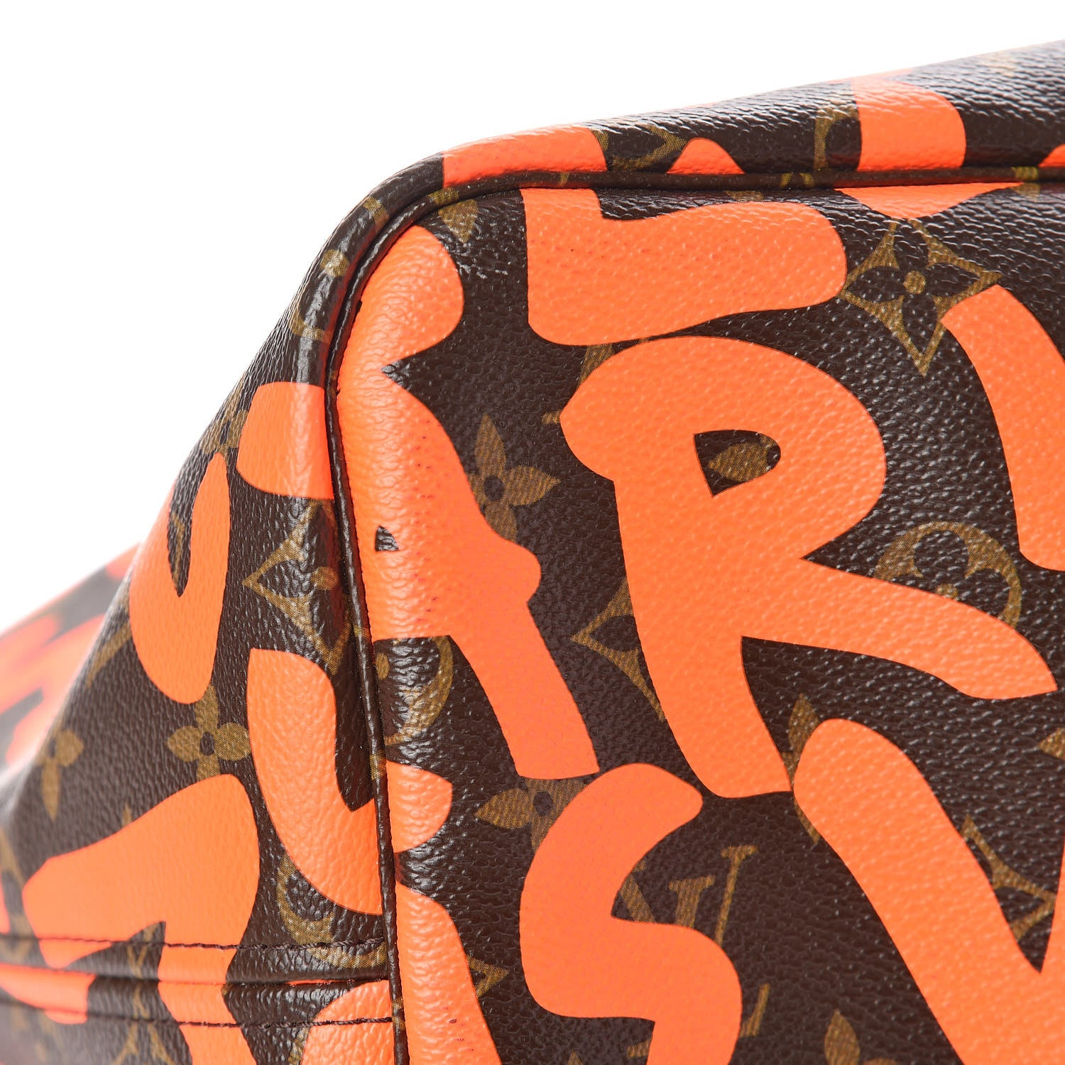 Louis Vuitton Monogram Graffiti Neverfull GM Orange 15 of 16
