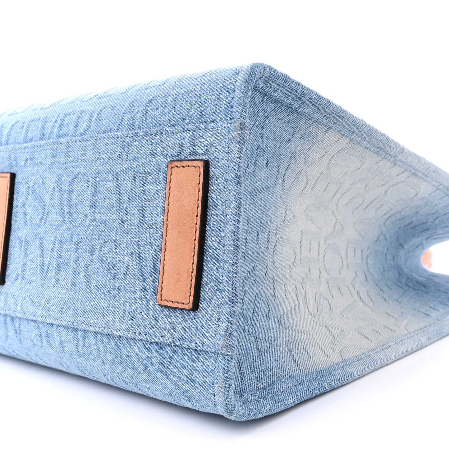 Jacquard Canvas Large Allover Medusa Tote Blue