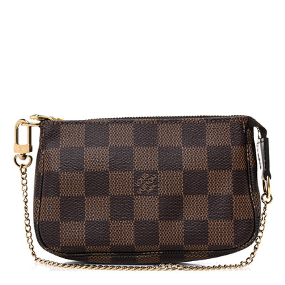 Louis Vuitton Damier Ebene Mini Pochette Accessories 1 of 10
