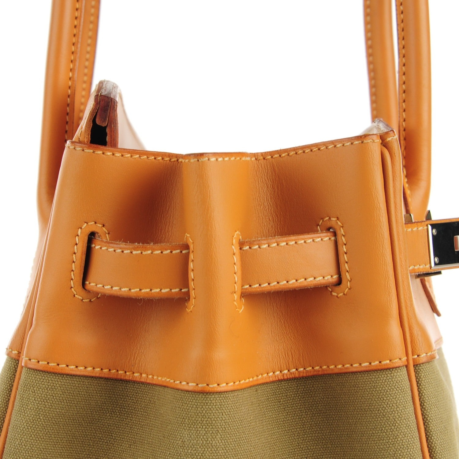 Hermes Toile Natural Barenia Birkin 35 9 of 18