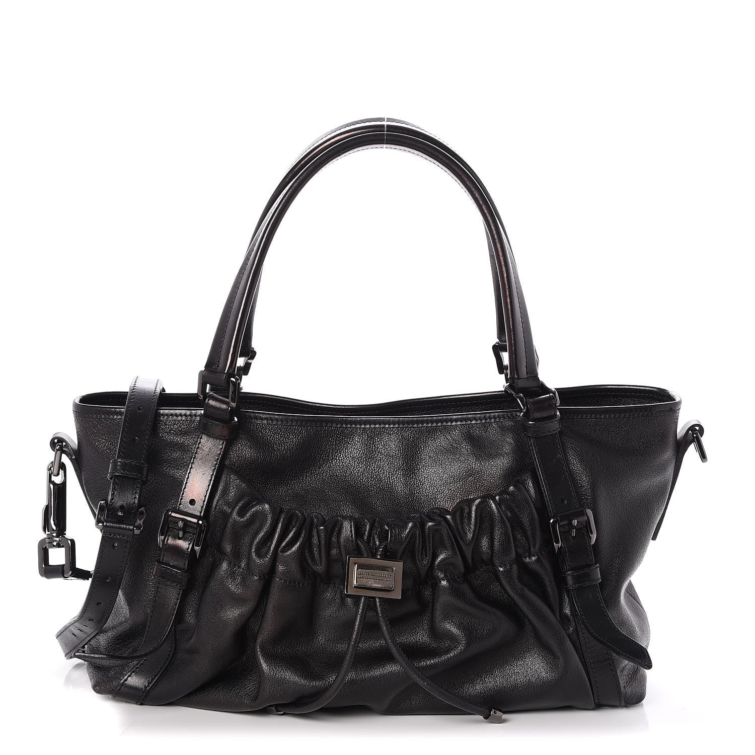 Burberry Calfskin Dallinger Satchel Black 1 of 9