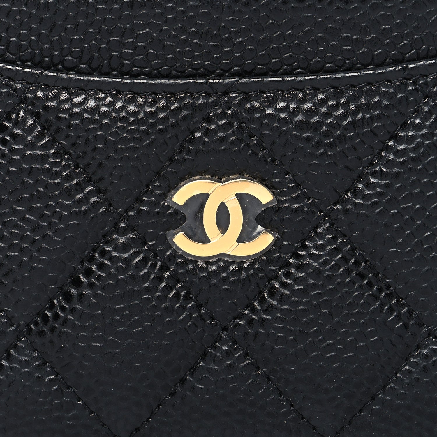Chanel Caviar Quilted Card Holder Black 9 of 10