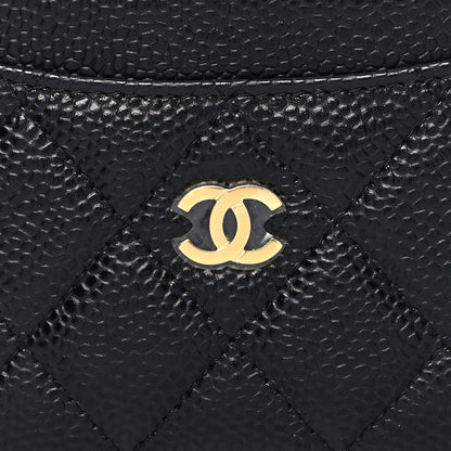 Chanel Caviar Quilted Card Holder Black 9 of 10
