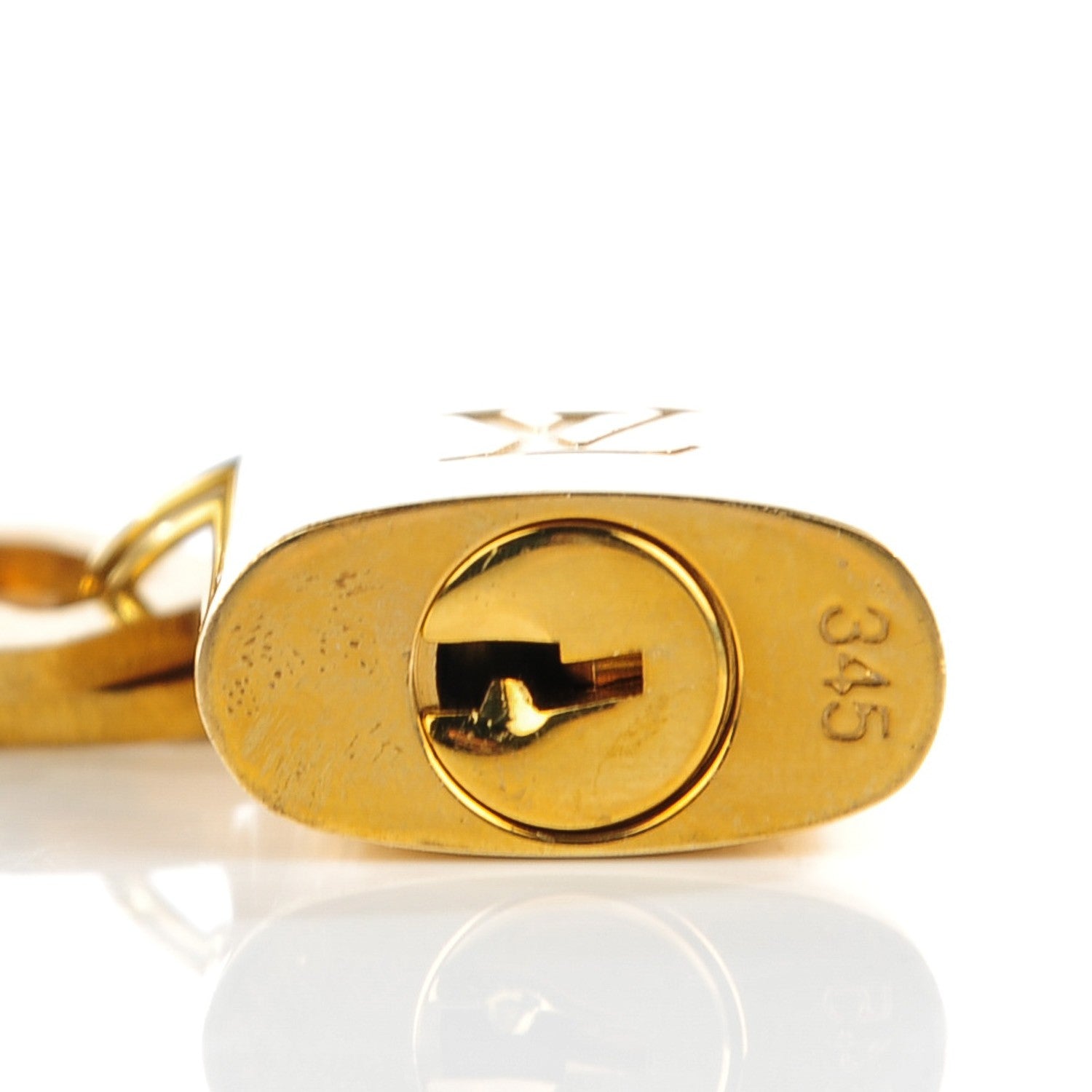 Louis Vuitton Brass Lock and Key Set #345 3 of 3