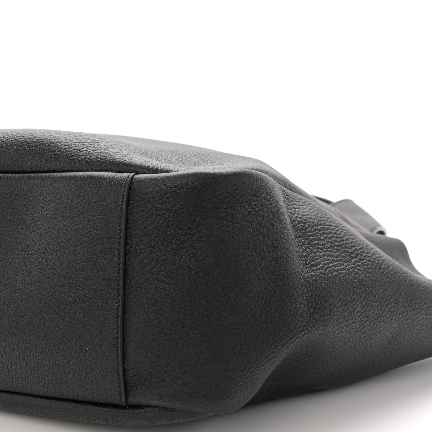 Grained Deerskin Bea Tote Black