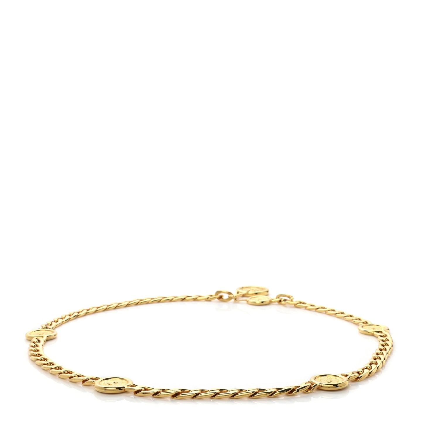 CC Coin Chain Belt Gold
