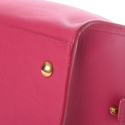Saint Laurent Calfskin Small Classic Y Cabas Fuchsia 12 of 15