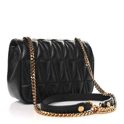 Versace Nappa Quilted Virtus Bag Black 3 of 9