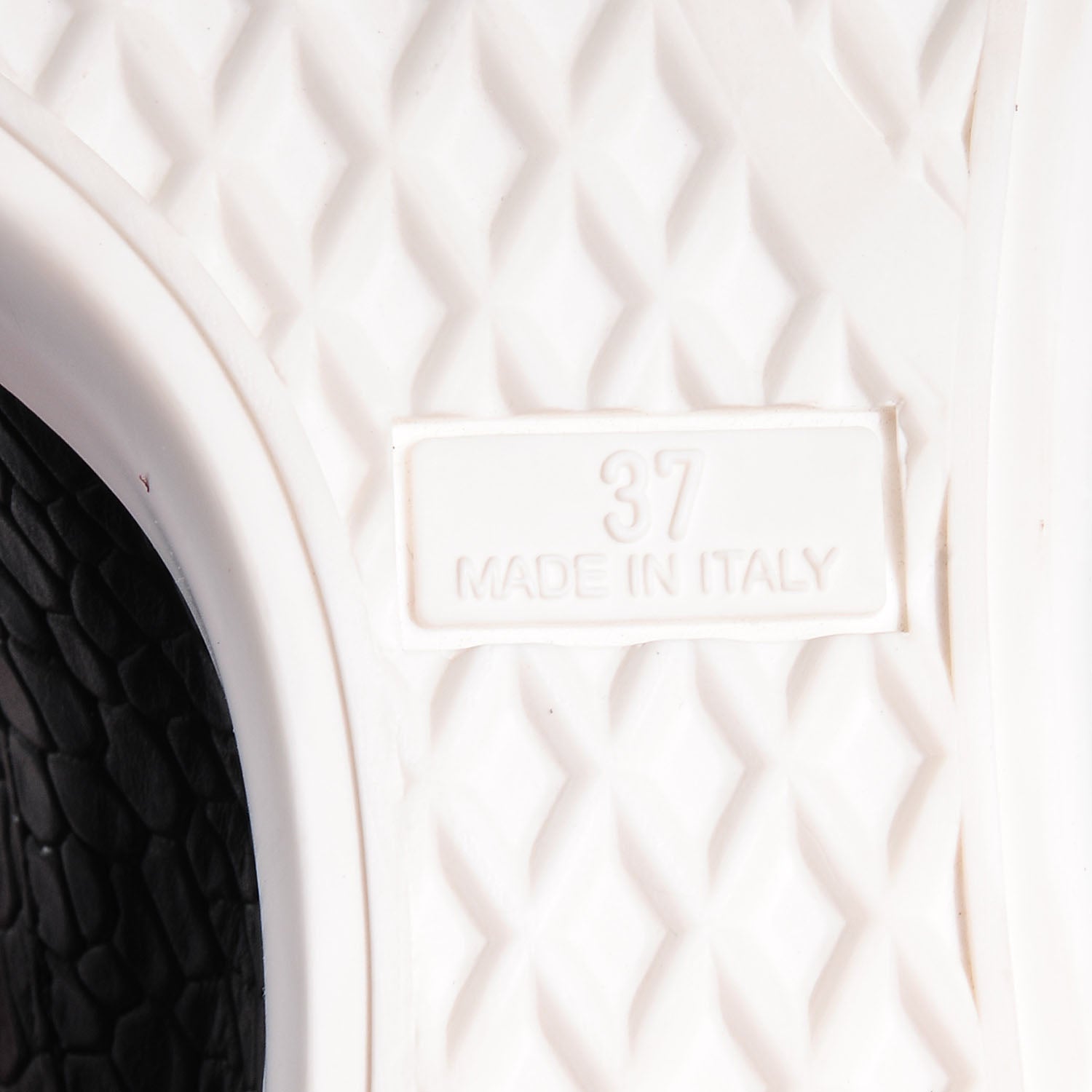 FASHIONPHILE GIUSEPPEZANOTTICrocStampedLorenz75WedgeSneakers37Black 6 of 7