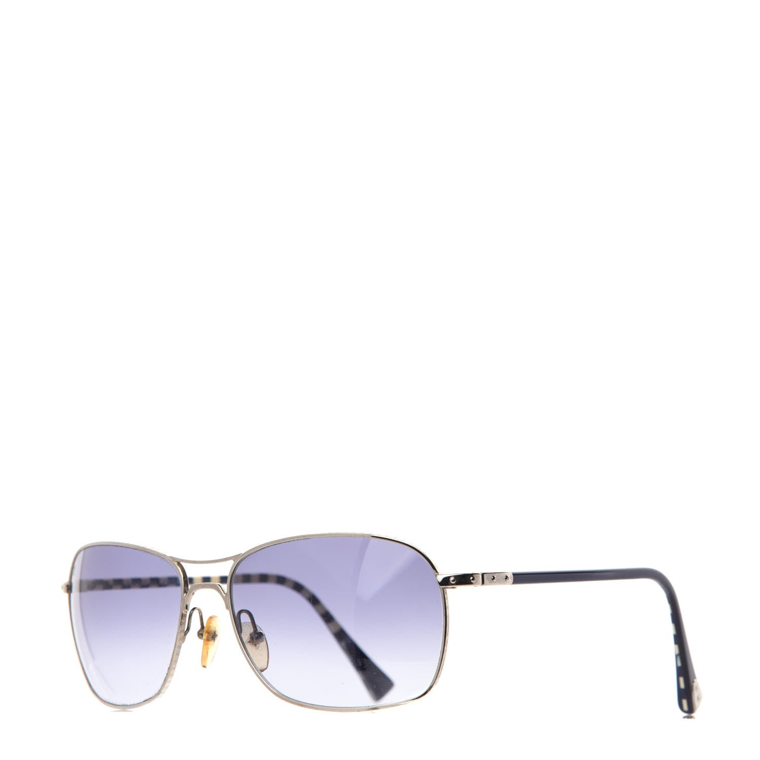 Louis Vuitton Metal Conspiration Pilote Sunglasses Z0066U Silver 1 of 7