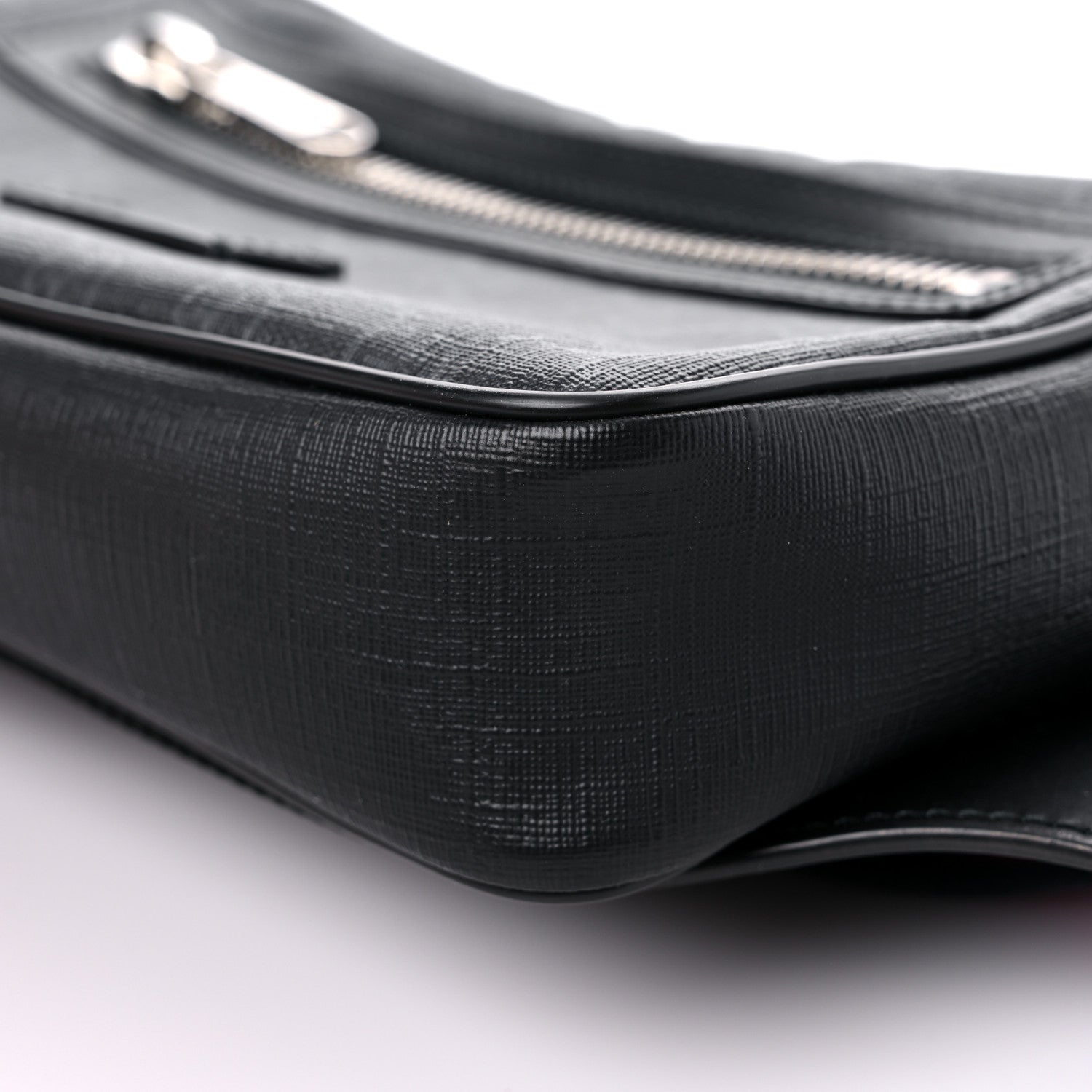 Gucci Soft GG Supreme Monogram Web Belt Bag Black Grey 8 of 13